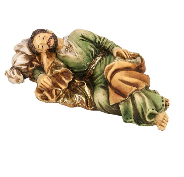 4" Full Color Resin Statue, Sleeping St. Joseph, # 6477