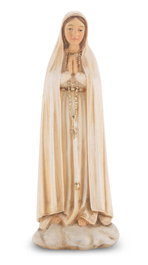 4" Full Color Resin Statue, Our Lady of Fatima, # 65370