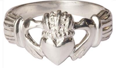 Claddagh Ring, Sterling Silver, Size 12, # 65473