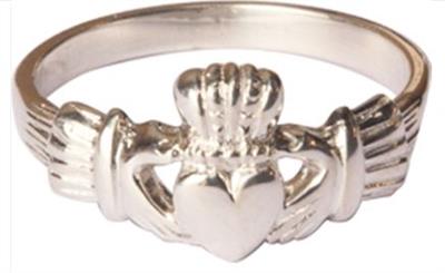 Claddagh Ring, Sterling Silver, Size 9, # 65485