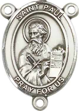St. Paul the Apostle Rosary Center, Sterling Silver, 3/4", # 66437