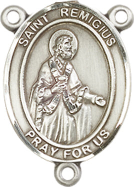 St. Remigius of Reims Rosary Center, Sterling Silver, 3/4", # 66457