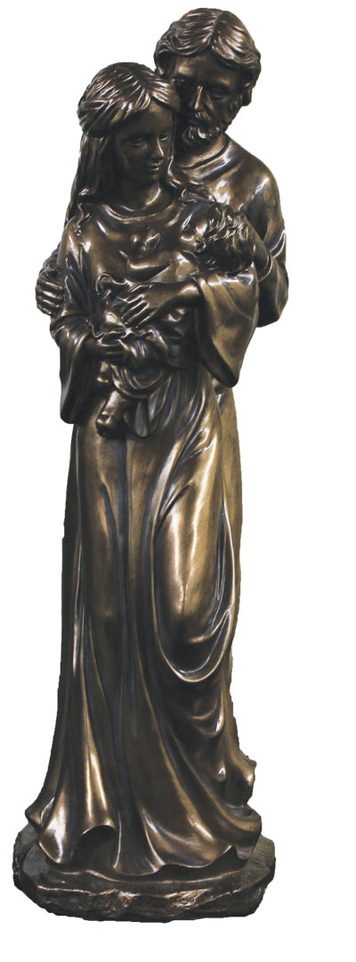 16" Holy Family Statue, Cold Cast Bronze, # 68015