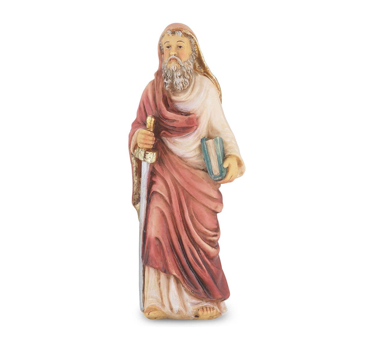 4" Full Color Resin Statue, St. Paul, # 65394