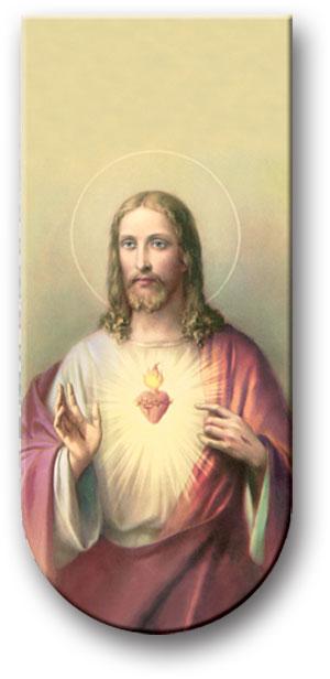 Magnetic Bookmark, 3", Sacred Heart, 10-Pack, # 70351|