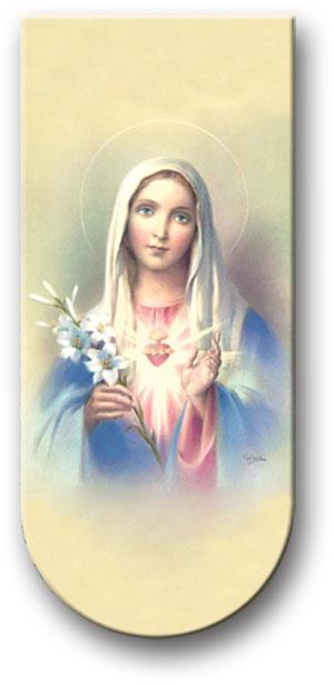 Magnetic Bookmark, 3", Immaculate Heart of Mary, 10-Pack, # 70352|
