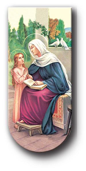Magnetic Bookmark, 3", St. Anne, 10-Pack, # 70358|