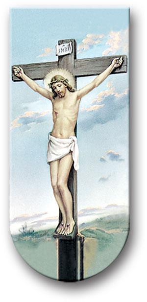 Magnetic Bookmark, 3", Prayer Before a Crucifix, 10-Pack, # 70360|