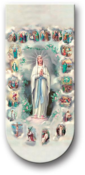 Magnetic Bookmark, 3", Mysteries of the Rosary, 10-Pack, # 70361|