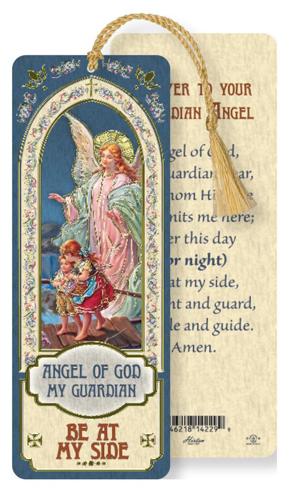 Guardian Angel Laminated Gold Foil Bookmark, 10-Pack, # 7089