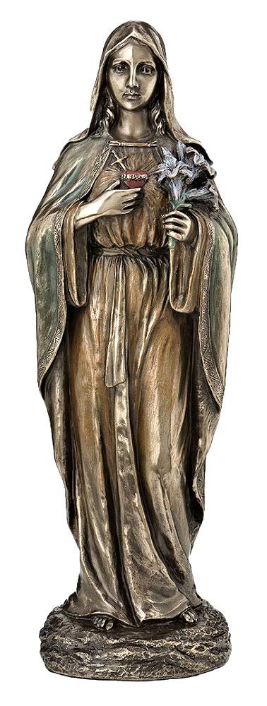 Immaculate Heart of Mary, Cold Cast Bronze, 10", # 3801
