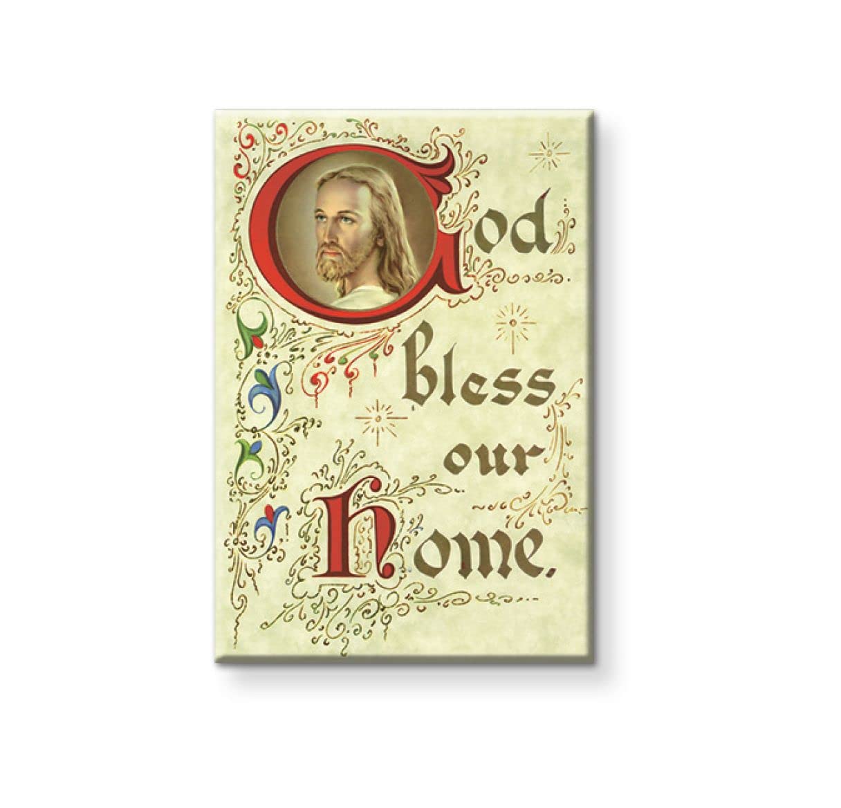 Magnet, 2-1/8" x 3-1/8", God Bless Our Home, 10-Pack, # 59562