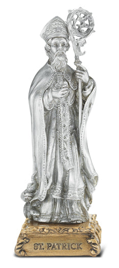 Pewter St. Patrick Statue, 4-3/4", # 89348