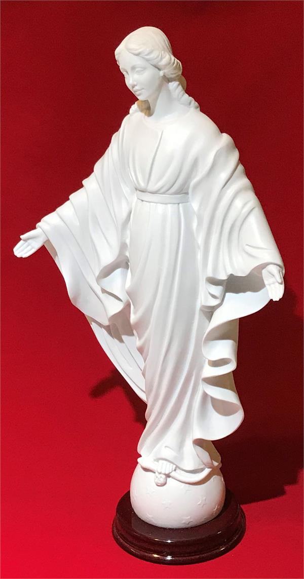 16" Our Lady of Smiles Statue, Alabaster, # 9142