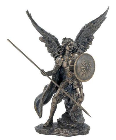 Archangel Raphael, Bronzed Resin, 13.5", 92289