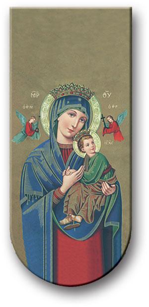 Magnetic Bookmark, 3", Our Lady of Perpetual Help, 10-Pack, # 96217|