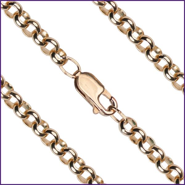 30" Heavy Rolo Chain, 4.85mm wide, 14kt Gold Filled, # 9645