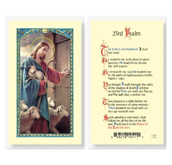 23rd Psalm Good Shepherd Laminated Holy Cards, 25-Count Value Pack # 99733