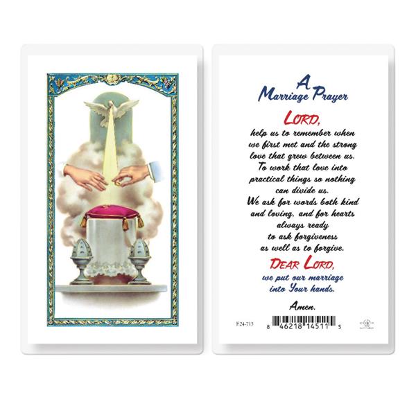 A Marriage Prayer Laminated Holy Cards, 25-Count Value Pack # 99976