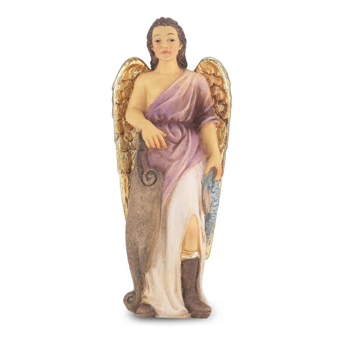 4" Full Color Resin Statue, St. Raphael, # 65399
