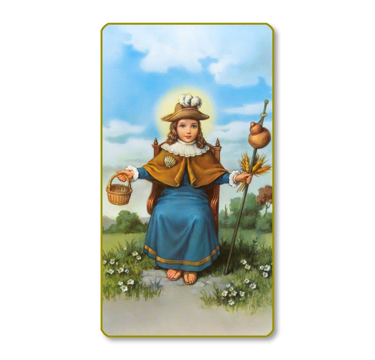Nino de Atocha Italian Paper Holy Cards, 2"x4", Blank Back, 100-Pack, # 6126