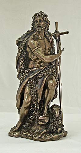 Saint John the Baptist, Resin, 9.5", Bronzed, 97183