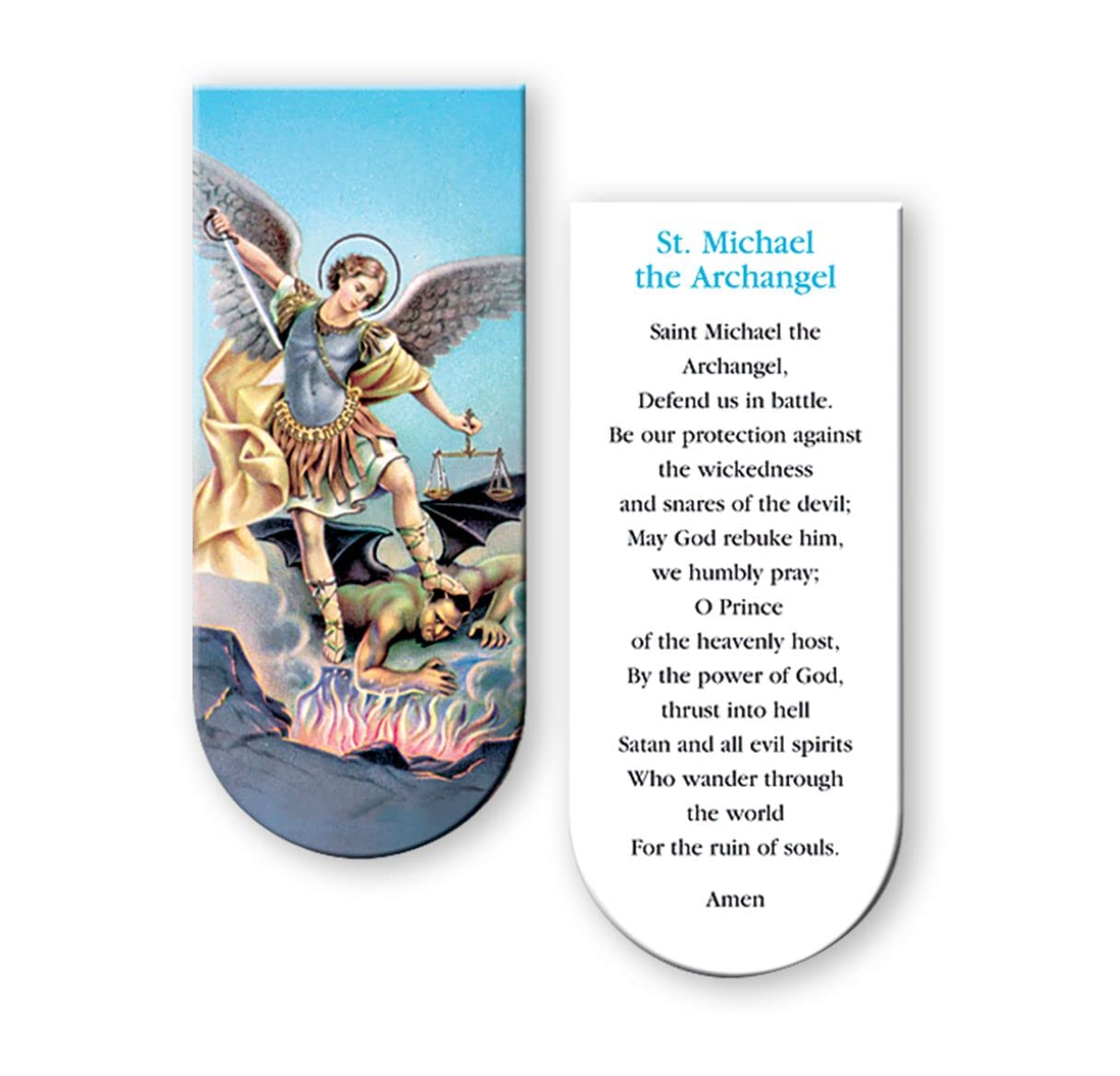 Magnetic Bookmark, 3", St. Michael, 10-Pack, # 70365