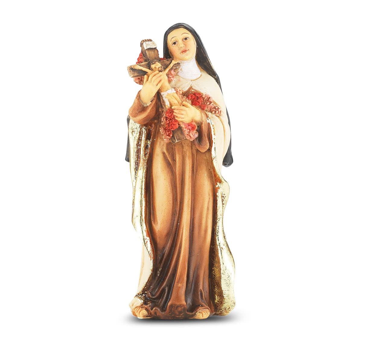 4" Full Color Resin Statue, St. Therese Lisieux, # 65375