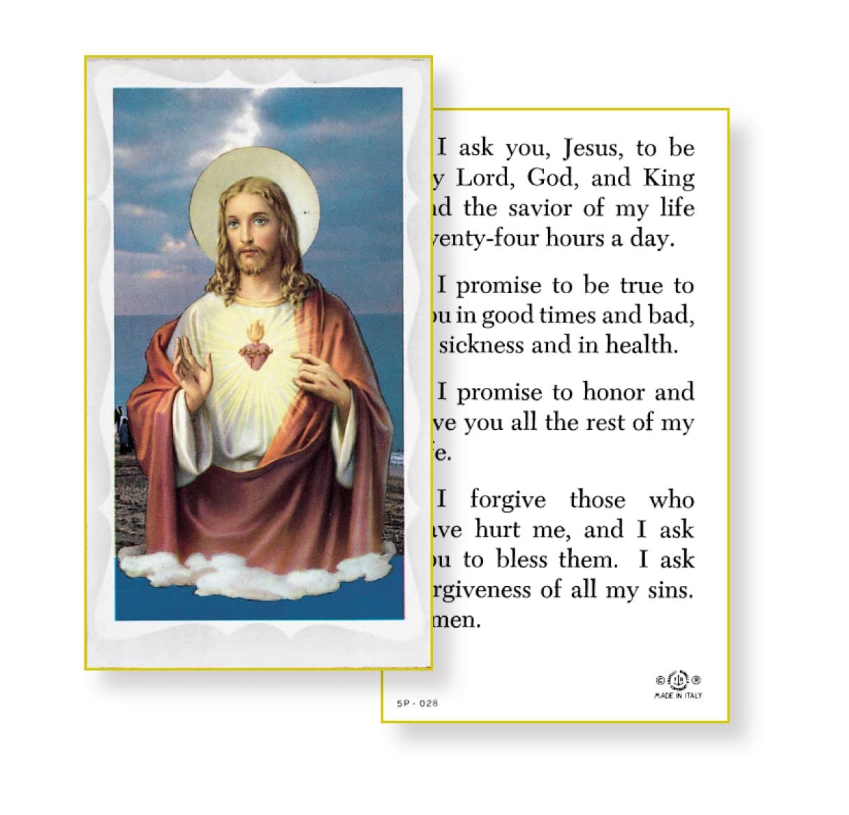 I ASK JESUS Paper Holy Cards, 2"x4", 100-pack, # 5801