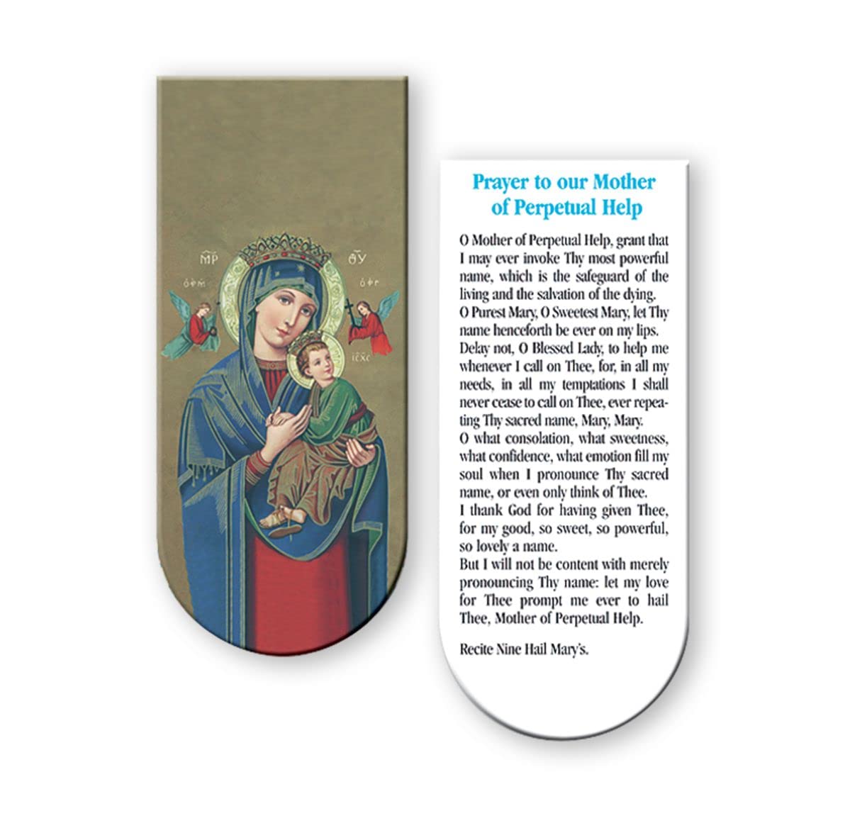 Magnetic Bookmark, 3", Our Lady of Perpetual Help, 10-Pack, # 96217