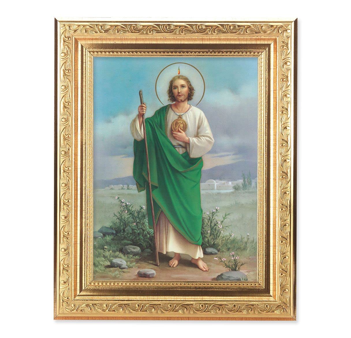 Antique Gold Frame, 8.25"x10.25", St. Jude, # 90411