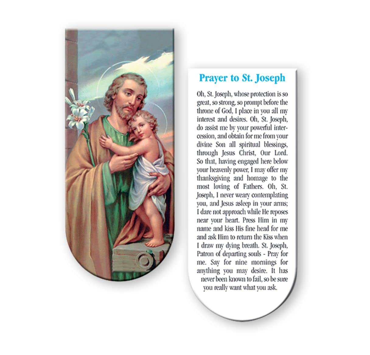 Magnetic Bookmark, 3", St. Joseph, 10-Pack, # 96216