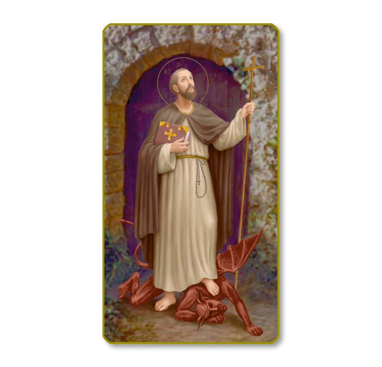 St. William Italian Paper Holy Cards, 2"x4", Blank Back, 100-Pack, # 6293