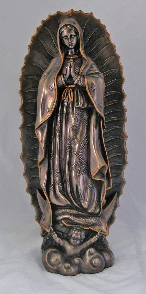 19" Our Lady of Guadalupe, Cold Cast Bronze, # 65265