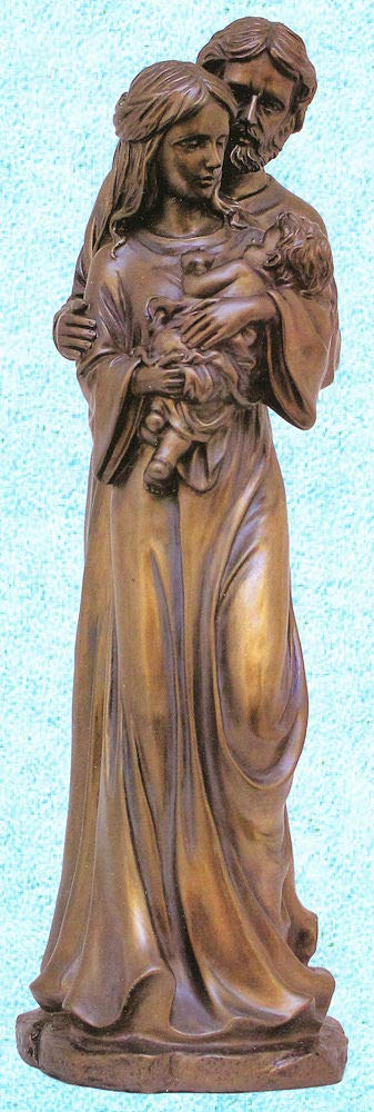 16" Holy Family Statue, Cold Cast Bronze, # 21965