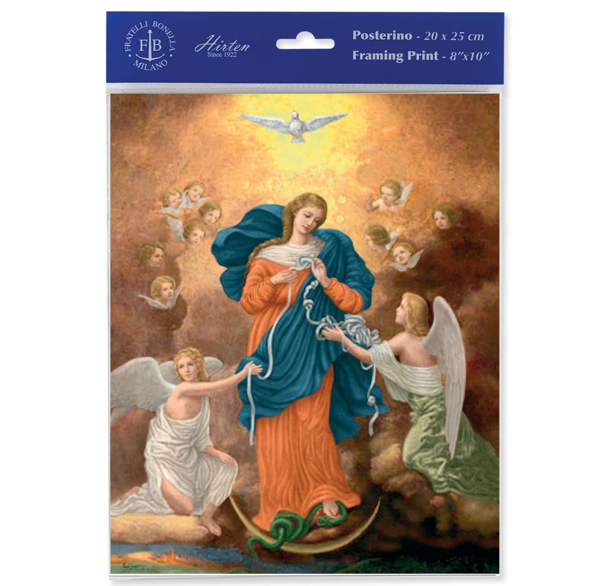 8"x10" Italian Print, Our Lady Untier of Knots, 3-Pack, # 89874