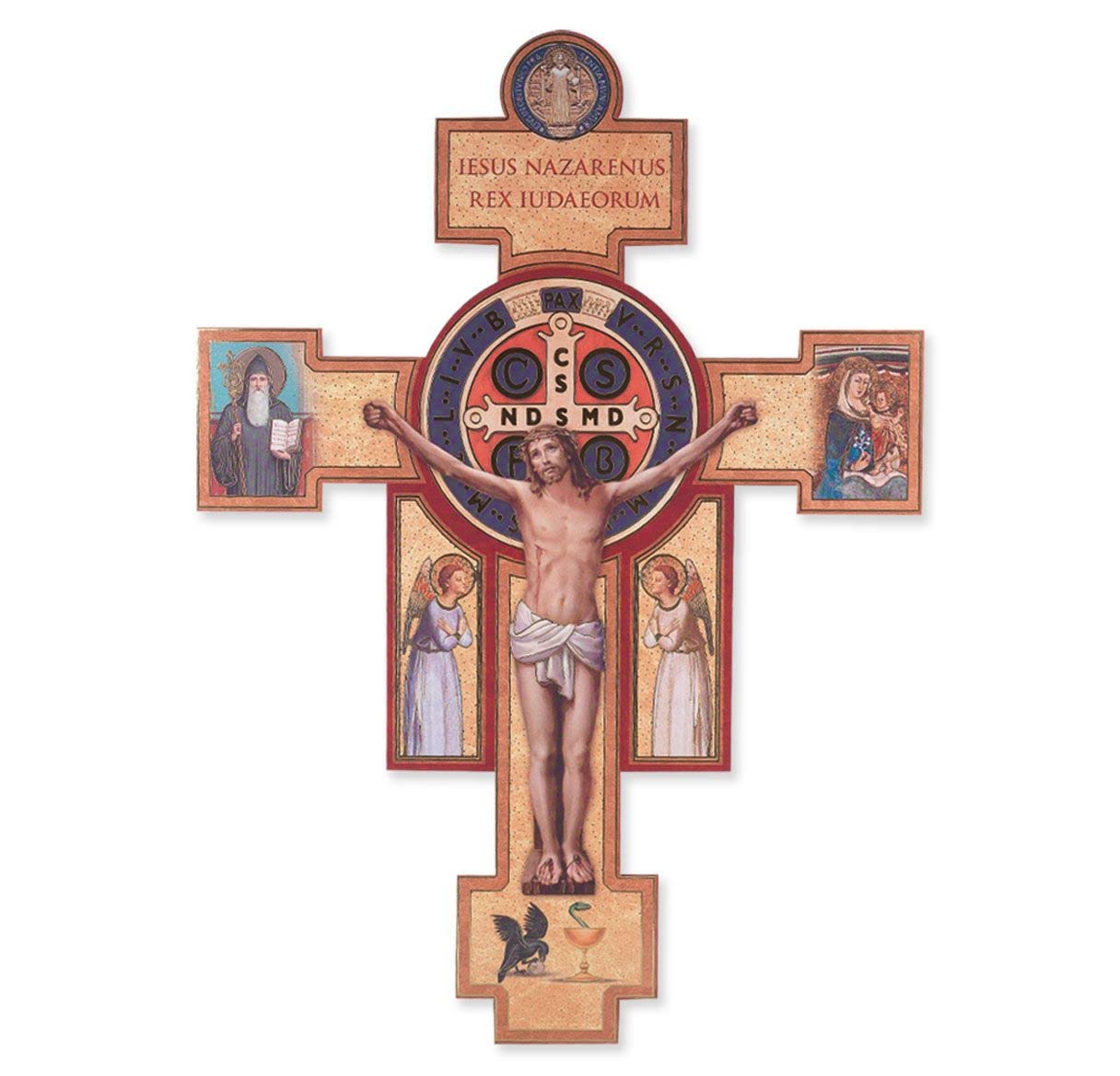 14" SAINT BENEDICT JUBILEE CRUCIFIX , # 1355