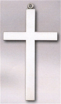 Plain Cross Necklace 2.5" Pewter,Your Choice of Chain # 43542