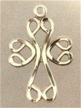 7/8" x 5/8" Pierced Cross 14kt Gold Filled, Your Choice of Chain # 43510