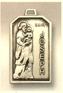 1-1/8" x 11/16" St. Joseph Medal 14kt Gold Filled, Your Choice of Chain, # 96548