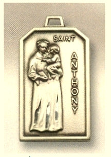 1-1/8" x 11/16" St. Anthony Medal 14kt Gold Filled, Your Choice of Chain,  # 96551