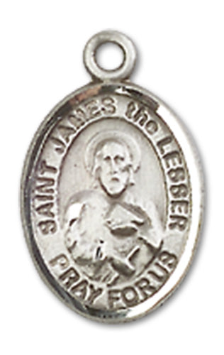 1/2" Sterling Silver St. James the Lesser Charm Medal, Your Choice of Chain, # 10129