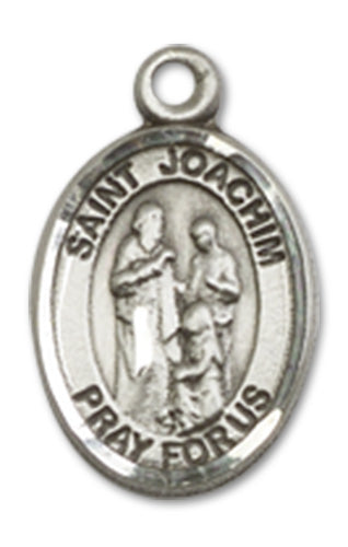 1/2" Fine Pewter St. Joachim Charm Medal, Your Choice of Chain, # 10595