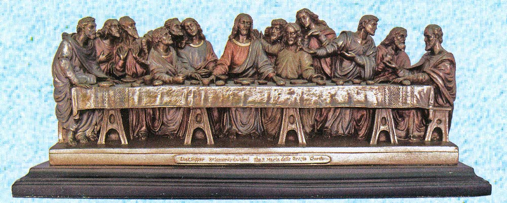 Last Supper, Cold Cast Bronze 14", 92033