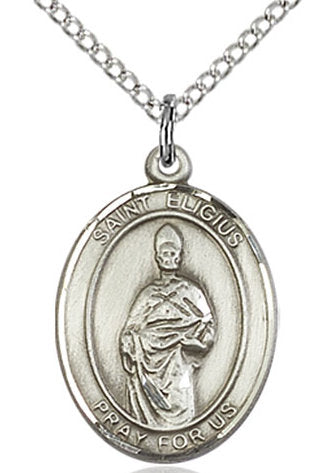 St. Eligius Medal in Fine Pewter, 3/4" tall, Your Choice of Chain, Rampart Catholic, # 17022