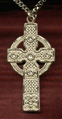 Kilklispeen Celtic Cross, 14kt Gold Filled, 1-7/8", Your Choice of Chain, # 18225