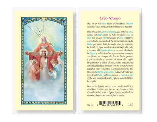 Credo de Nicea Spanish Laminated Holy Cards, 25-Count Value Pack, # 18301