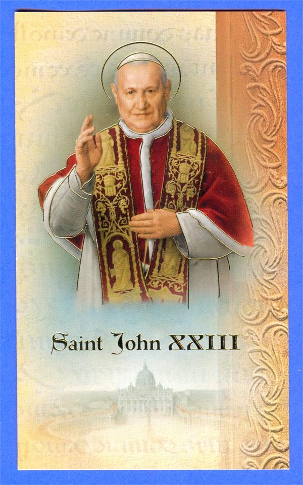 St. John XXIII Folding Prayer Card, # 18389