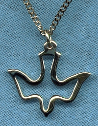 Holy Spirit Medal, 14kt Gold Filled,Your Choice of Chain # 2252