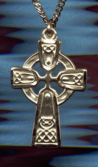1" 14kt Gold Filled Celtic Cross, Your Choice of Chain # 2261